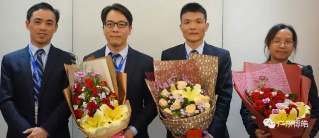 銷售冠軍賴建明、銷售亞軍郭家偉、銷售季軍賴紹英